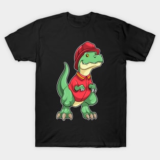 Dinosaur Firefighter Fire helmet T-Shirt